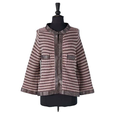 chanel bicolor cardigan